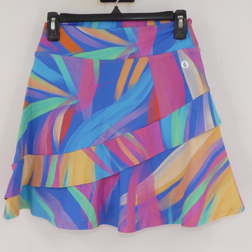 Dona Jo Tam M Athletic Skirt Skort Women's M Multicolor Tennis Pickleball